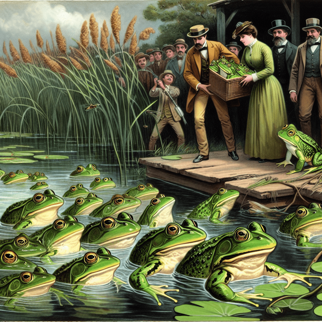 why were American Bullfrogs introduced into California