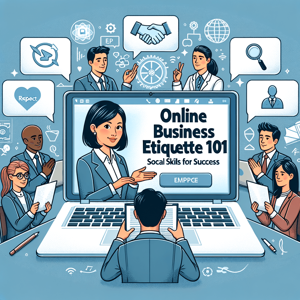 online business etiquette 101: social skills for success course