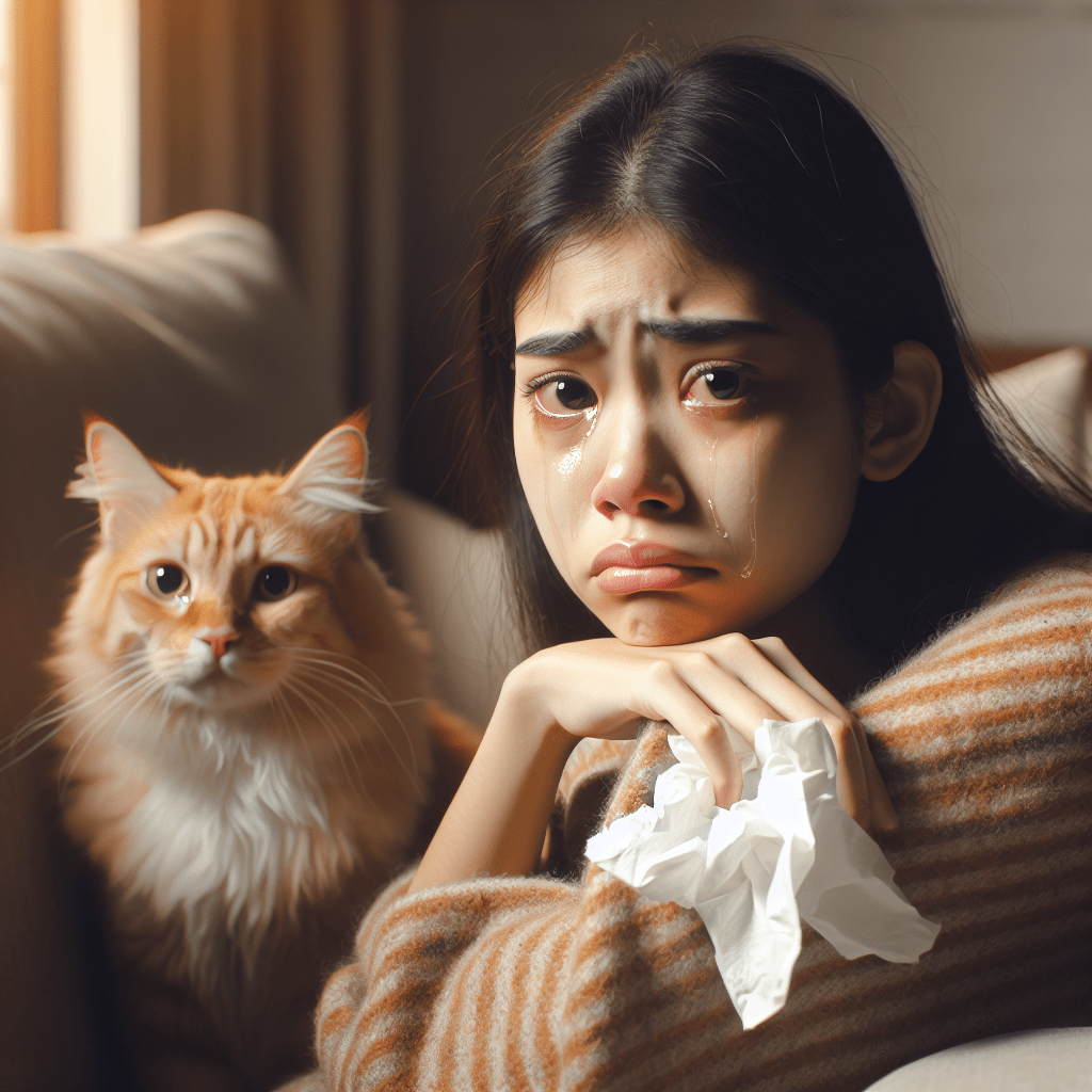 can cats tell when you're sad