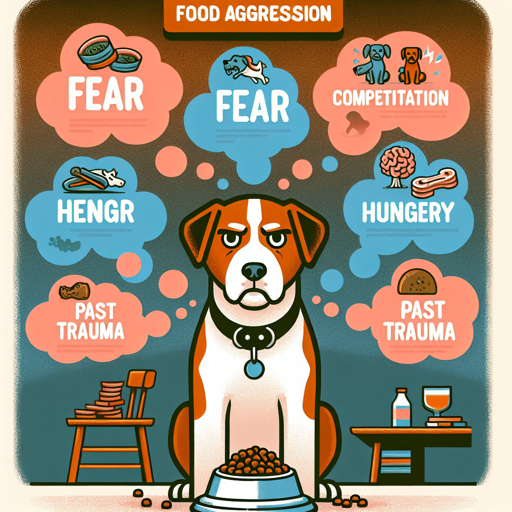 What causes food aggression in dogs?