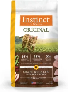 Instinct Original Grain Free Recipe with Real Chicken Natural Dry Cat Food, 5 lb. Bag