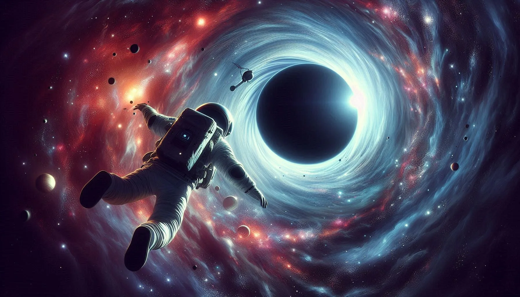 Individual Falling into a Black Hole