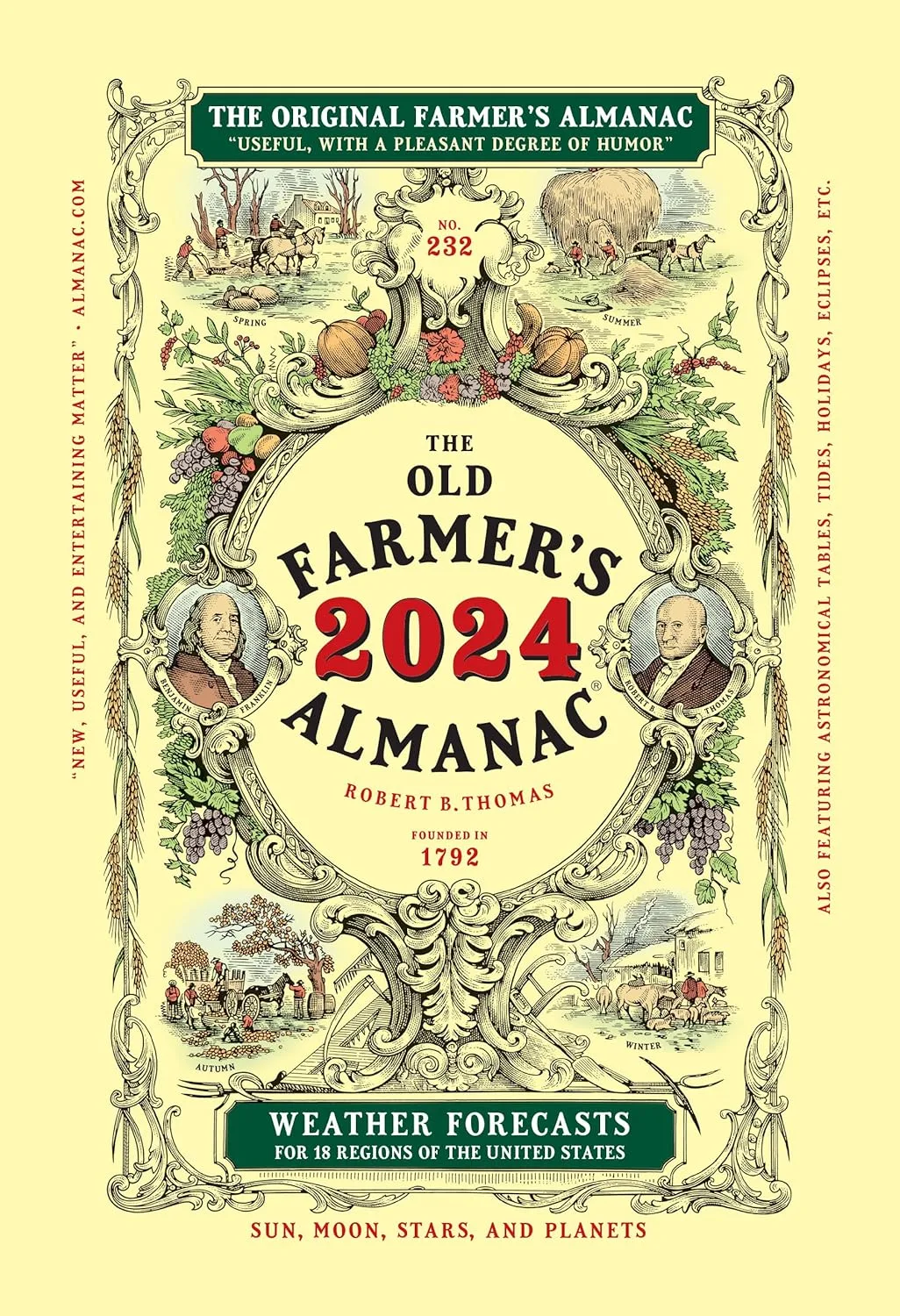 The 2024 Old Farmer’s Almanac Trade Edition (Old Farmer's Almanac, 232)