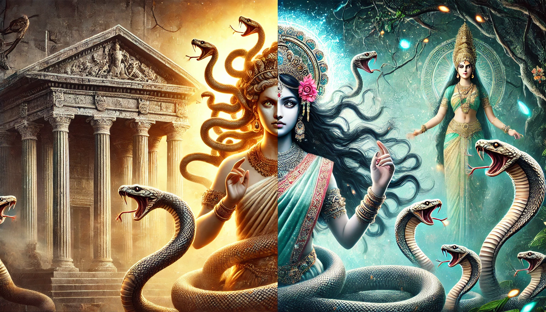 Medusa and Mansa Devi: The Untold Myths Connecting Greek and Hindu Traditions