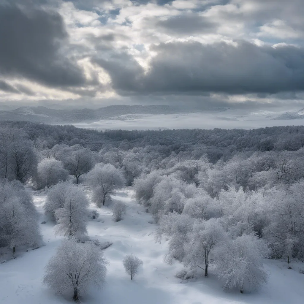 Why is the sky always cloudy in winter?