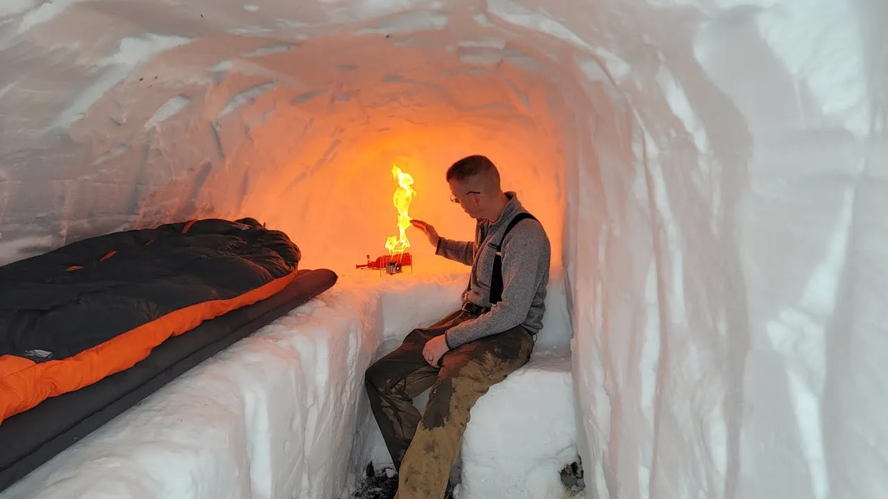 What is the Easiest Snow Shelter- snow cave