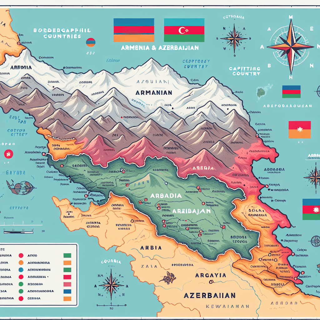 what countries border armenia and azerbaijan