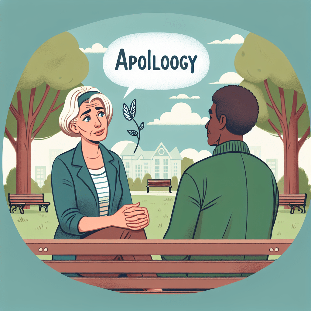 What is apologizing in social skills?