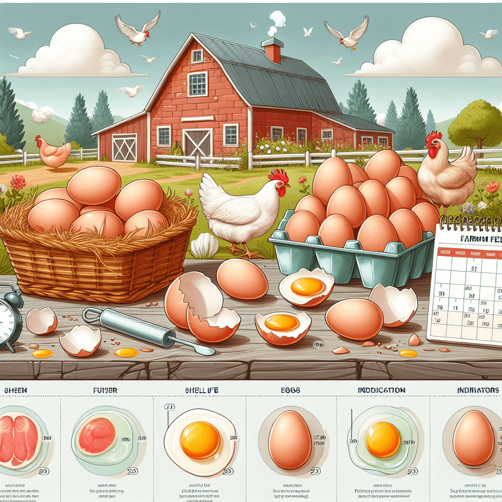 How long do fresh eggs from the farm last?