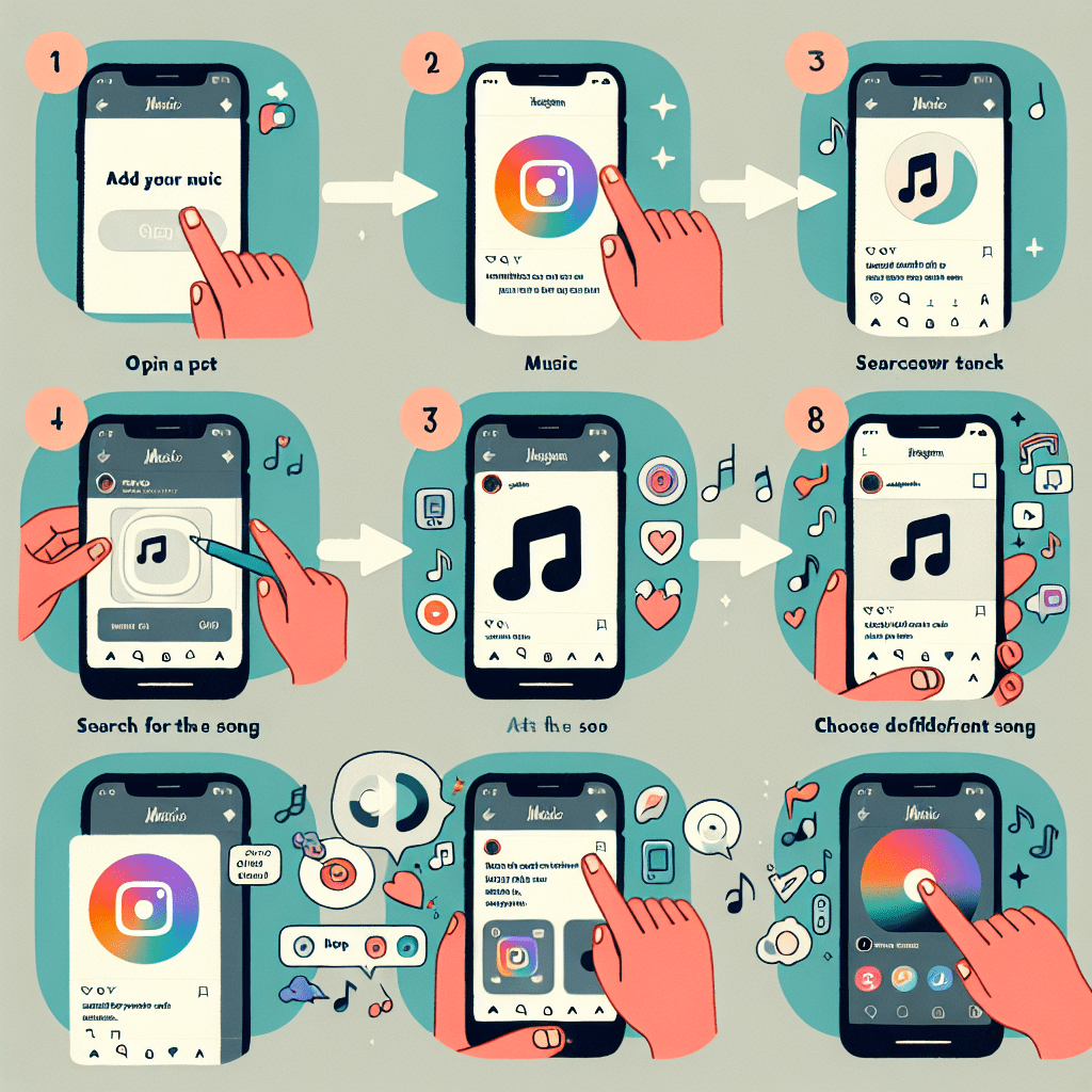 how to add music to insta post