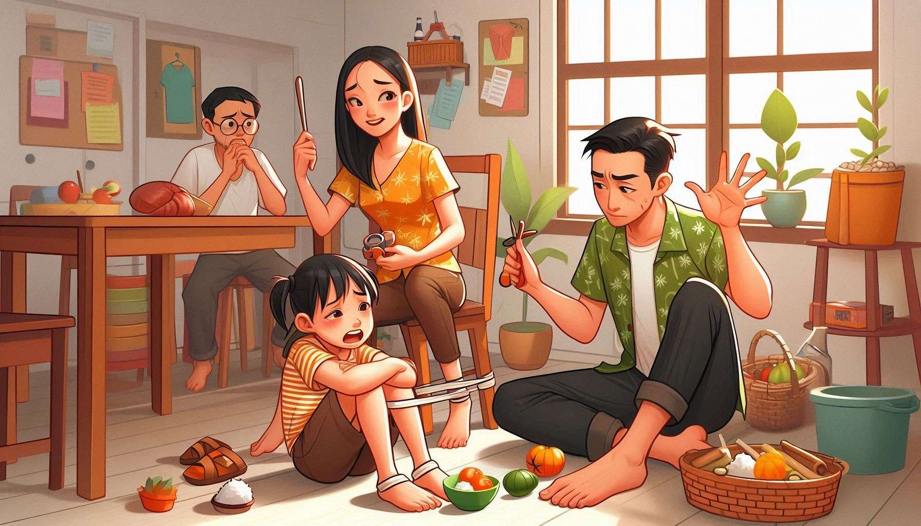 How do Asian parents handle discipline differently