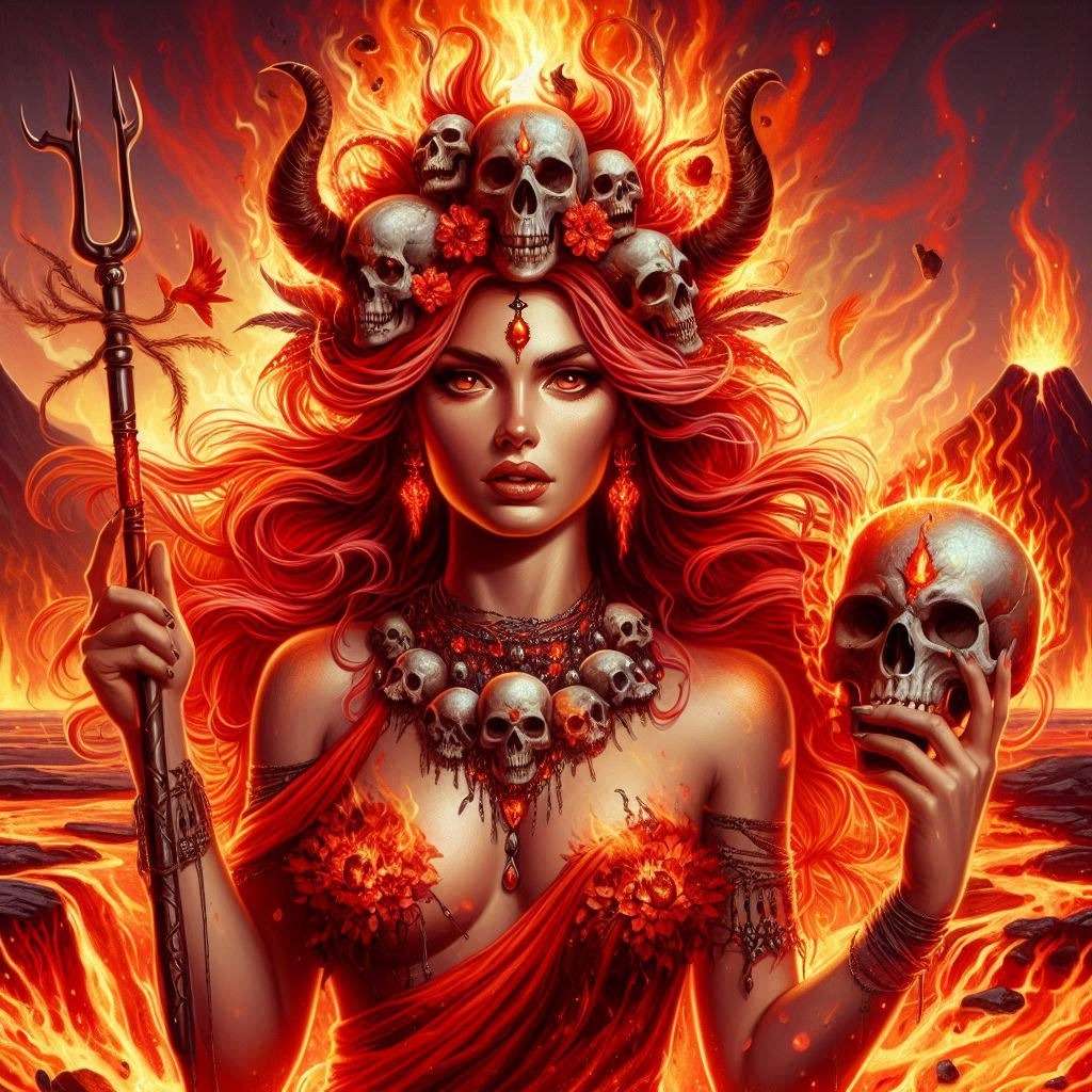 Bhairavi (The Goddess of Destruction and Renewal)