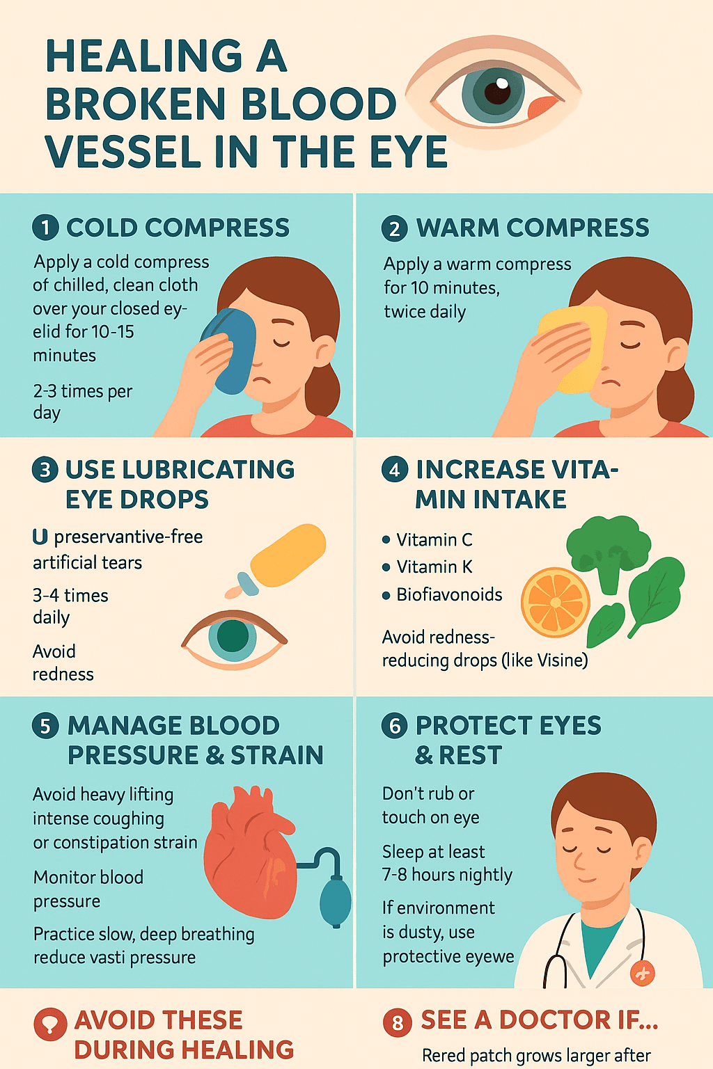 How to Heal Broken Blood Vessel In Eye Fast