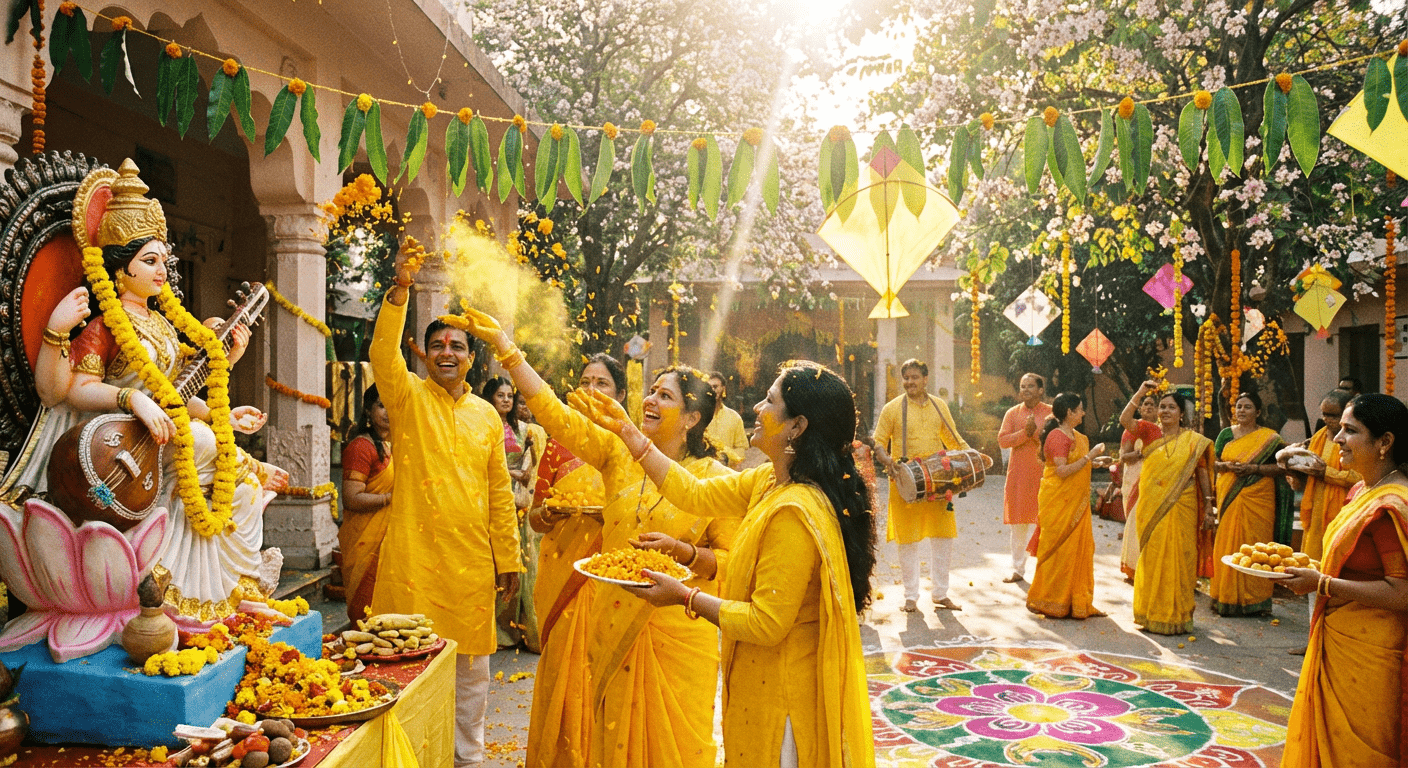 Saraswati Puja Explained: Vasant Panchami, Goddess Saraswati, and Her Divine Powers 3 Saraswati Puja Explained: Vasant Panchami, Goddess Saraswati, and Her Divine Powers