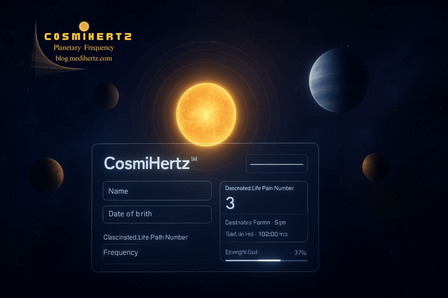 🌌 CosmiHertz: Unlock Your Planetary Vibration Through Name & Life Path Frequency 3 🌌 CosmiHertz: Unlock Your Planetary Vibration Through Name & Life Path Frequency