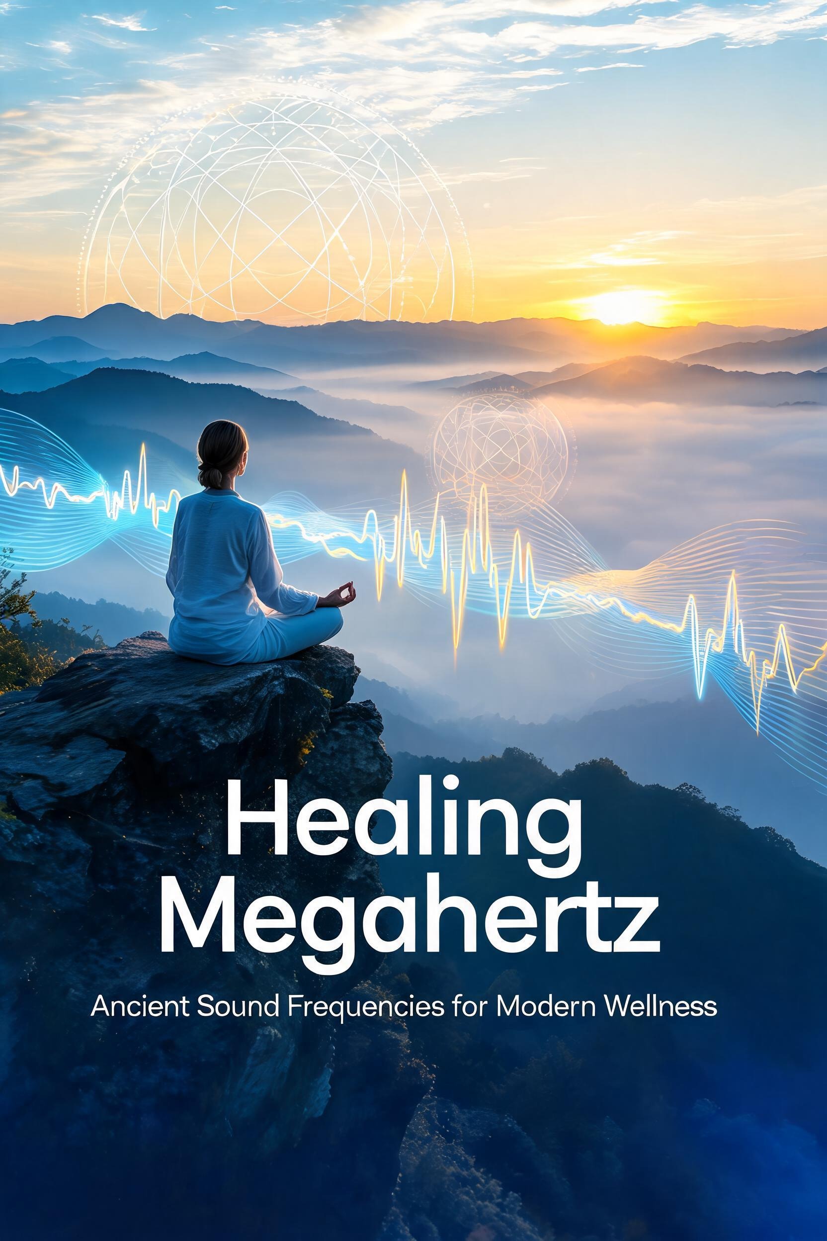 Ancient Himalayan tribal community performing sacred sound healing with traditional drums, conch shells, Tibetan singing bowls, bells, bamboo flutes, and a Maha Kali fire ritual beneath the stars, celebrating ancient healing frequencies, meditation, spiritual wellness, and ancestral sound traditions.