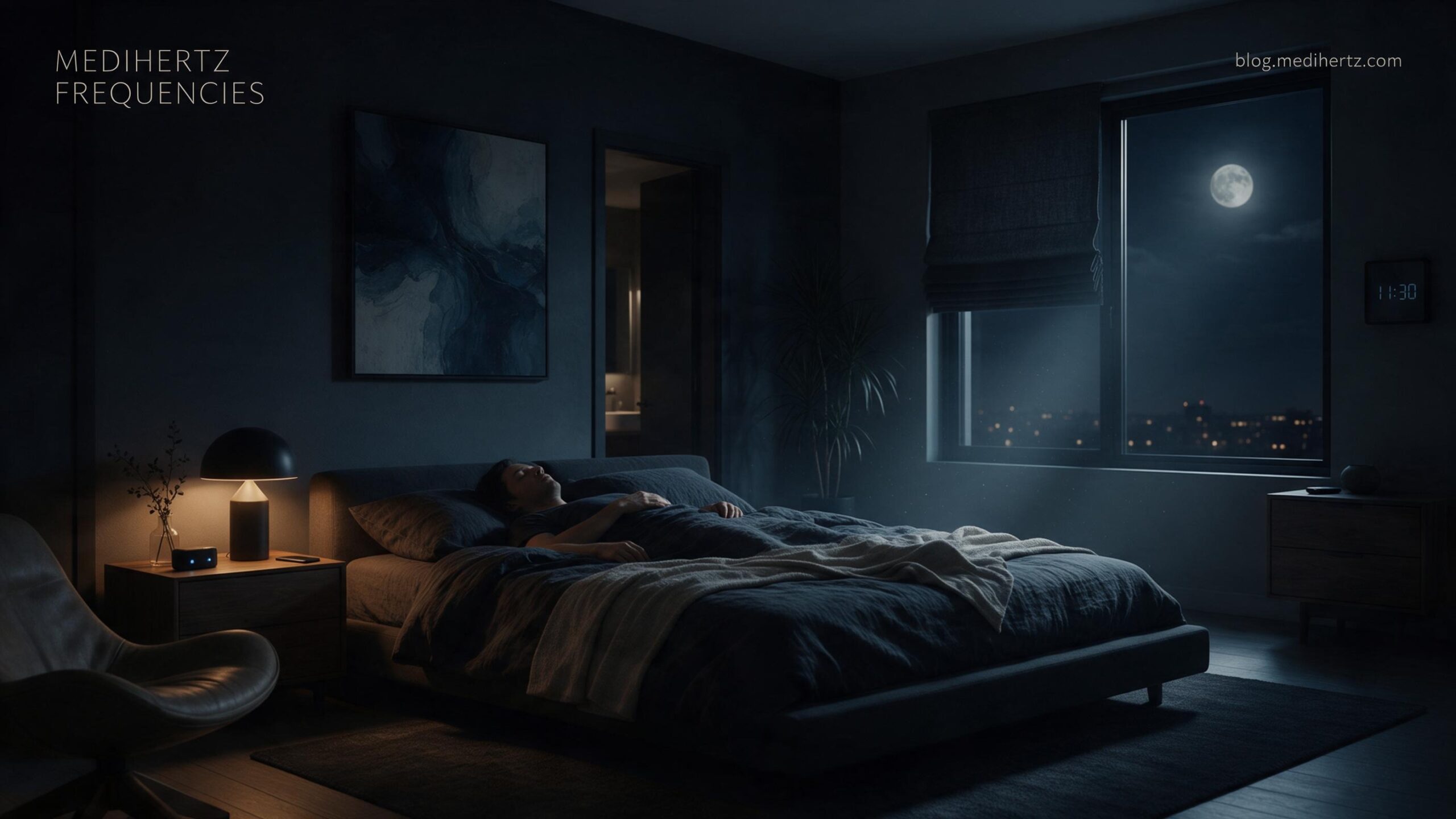 Nighttime light exposure in a bedroom and its relationship to sleep environment