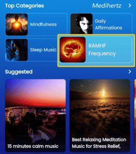 RAMHF Frequencies By Medihertz App