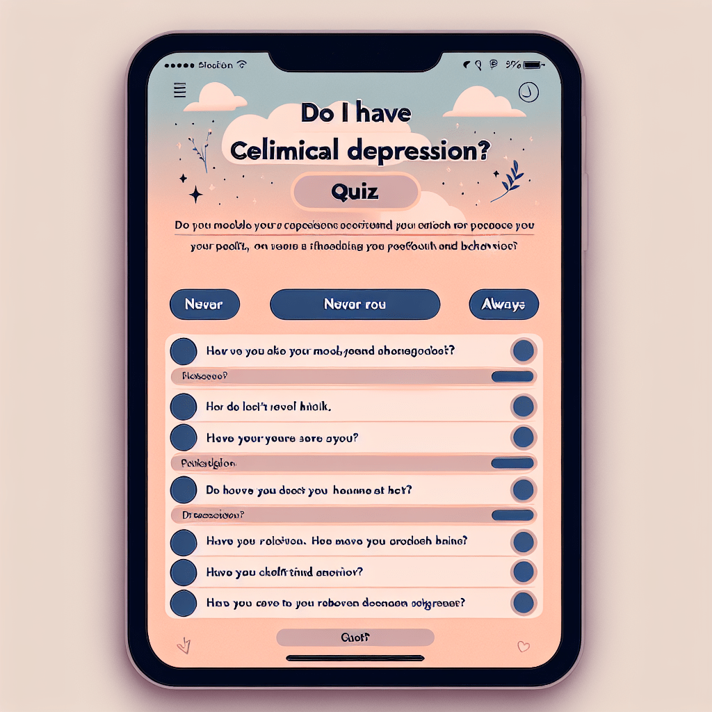 Do I Have Clinical Depression Quiz