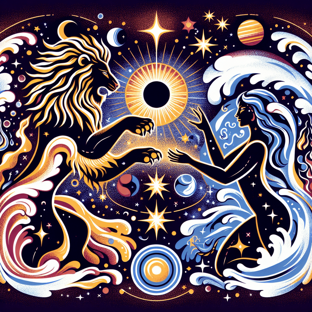 Leo and Aquarius Compatibility: A dynamic duo of passion and innovation.