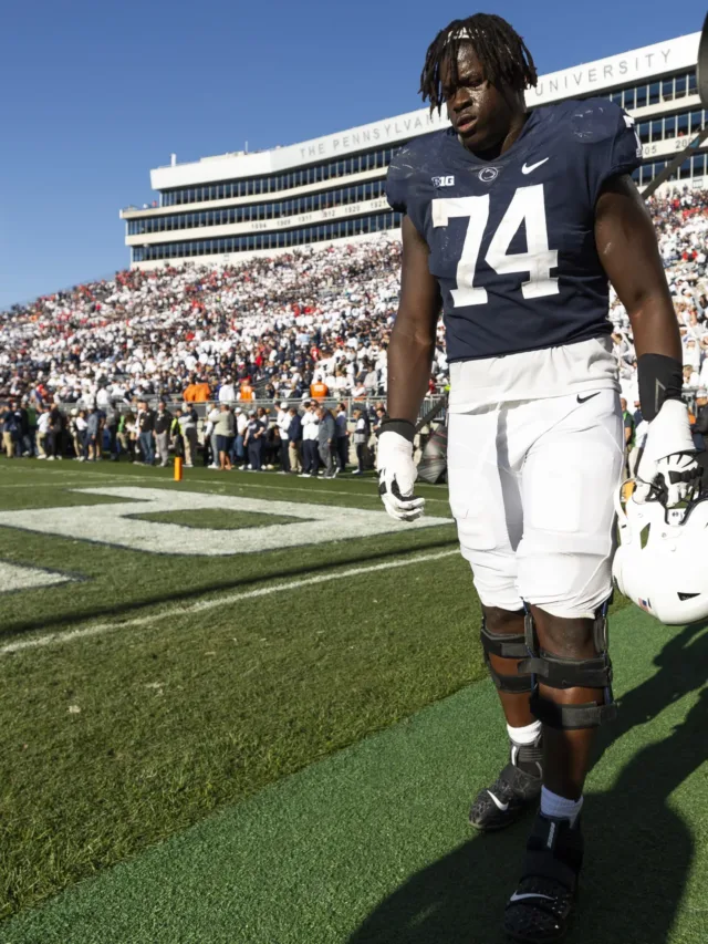 New York Jets pick Penn State OL Olu Fashanu in Round 1 of 2024 NFL Draft. What to know
