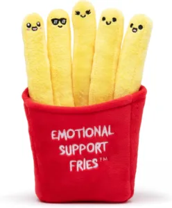 WHAT DO YOU MEME? Emotional Support Fries - The Original Viral Cuddly Plush Comfort Food