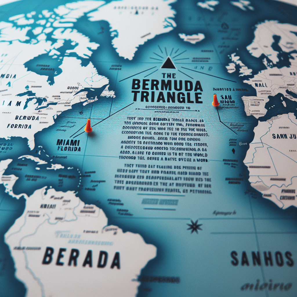 where is the Bermuda triangle located on google maps, why it is dangerous