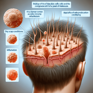 What is the reason of dandruff?