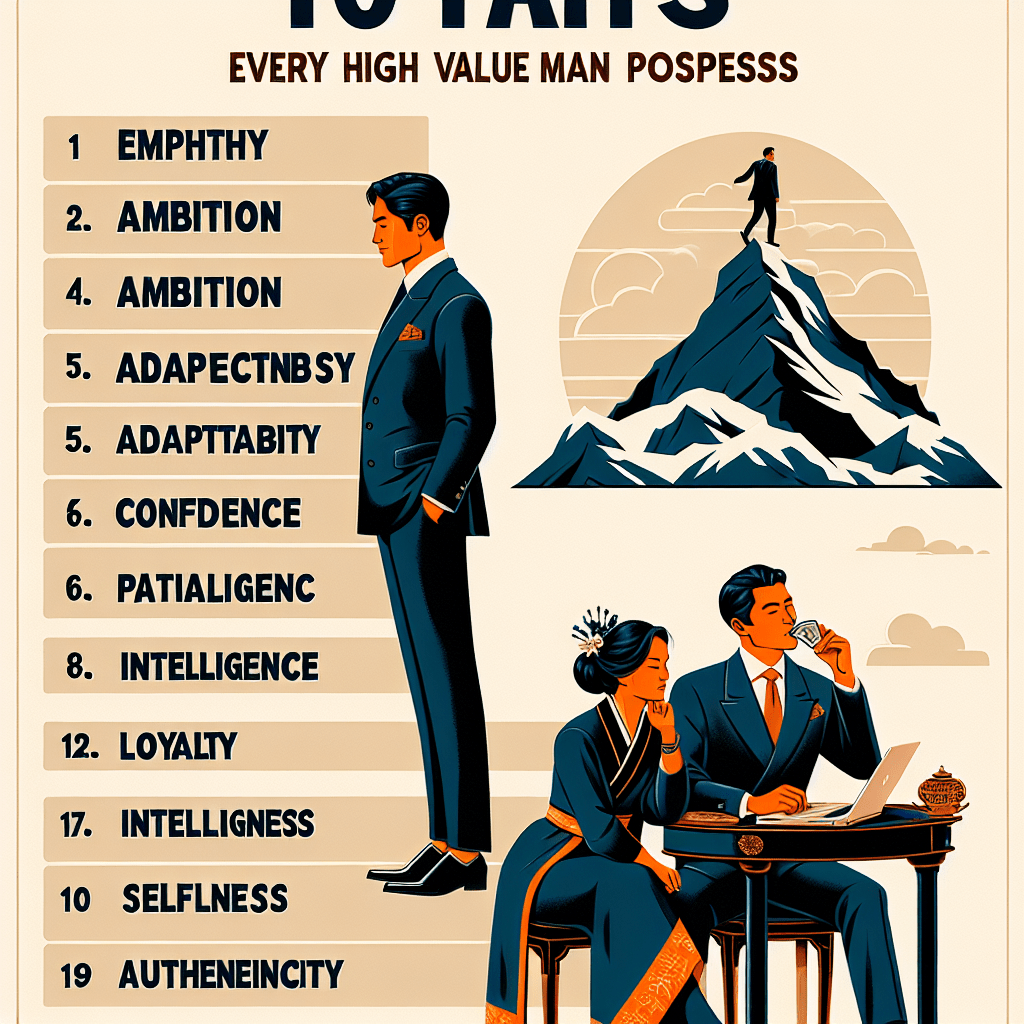 10 Traits Every High Value Man Possesses