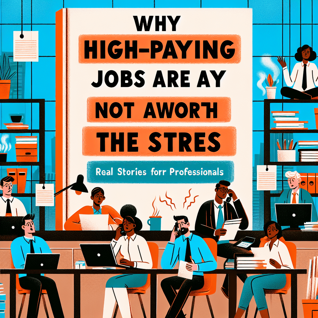 Why High-Paying Jobs Are Not Always Worth the Stress: Real Stories from Professionals