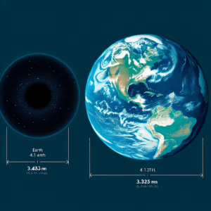 how big is gaia bh1 compared to earth