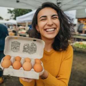 How long do fresh eggs from the farm last?