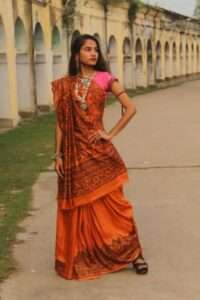 SRIJAN_MITHILA_ Draped in Heritage: Traditional Saree with Vintage Artistic Charm (Pack of 3)
