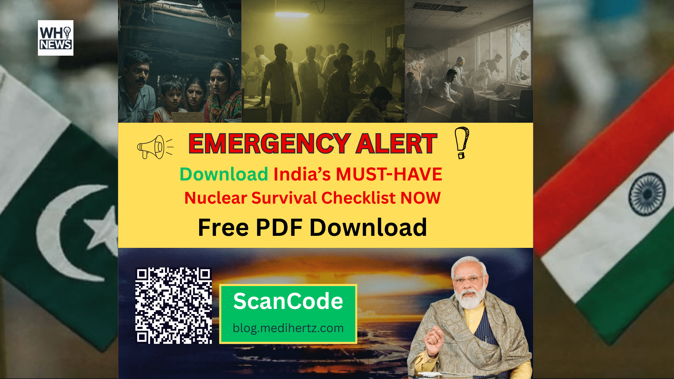 EMERGENCY ALERT: Download India's MUST-HAVE Nuclear Survival Checklist NOW! Free PDF Download