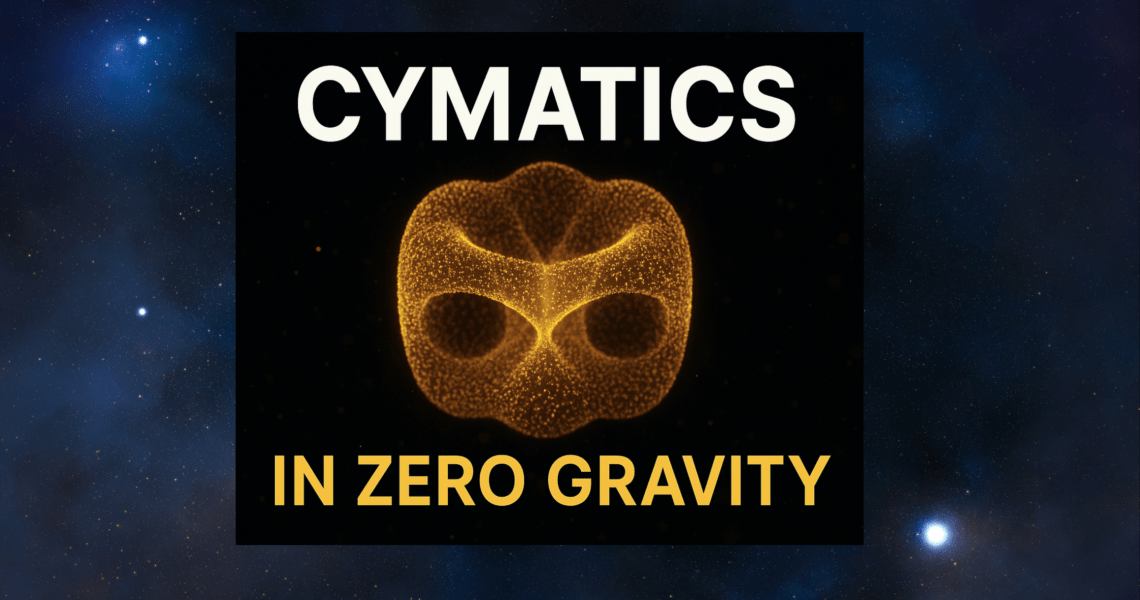 Cymatics: From 2D Sand Patterns to 3D Sound Sculptures