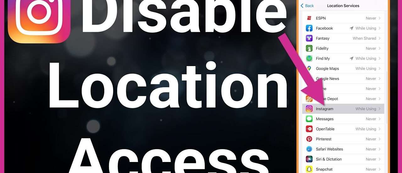 📍 How to Turn Off Location on Instagram