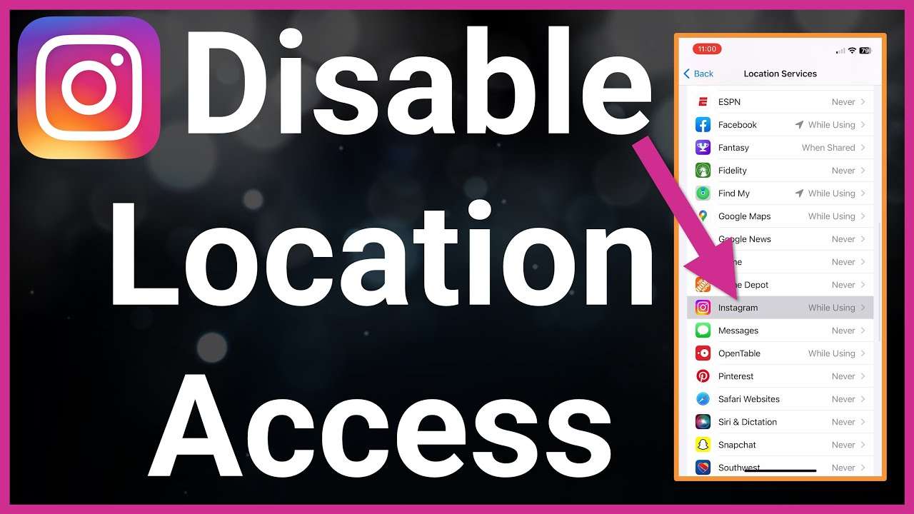 📍 How to Turn Off Location on Instagram