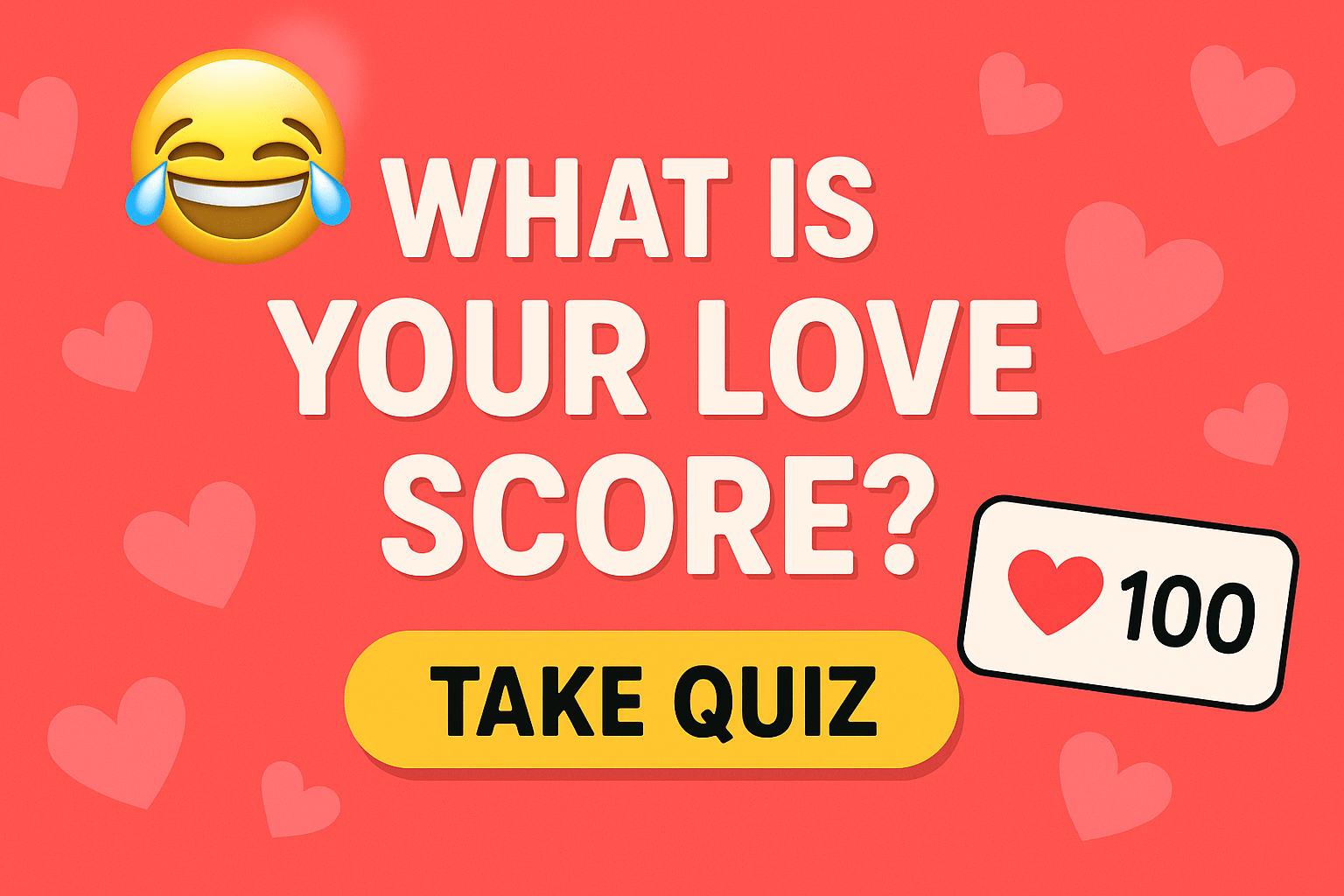 Love Percentage Checker Tool - What is your Love Score?