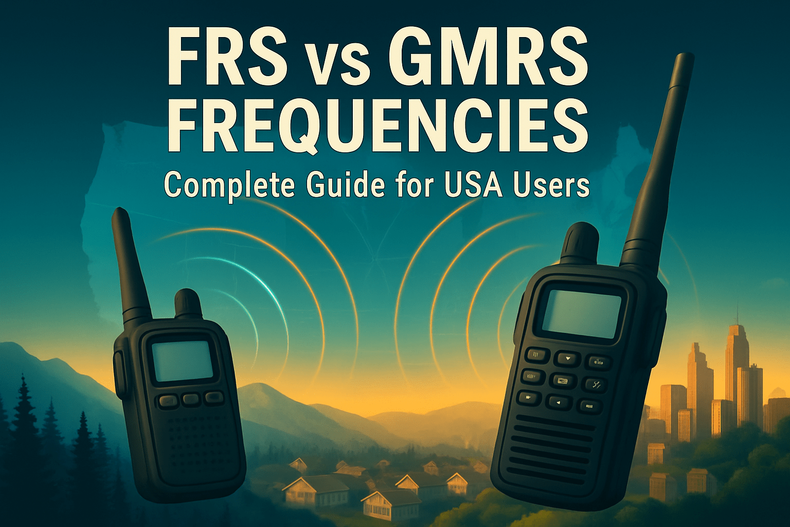 What are the Family Radio Service (FRS) and General Mobile Radio Service (GMRS) Frequencies?