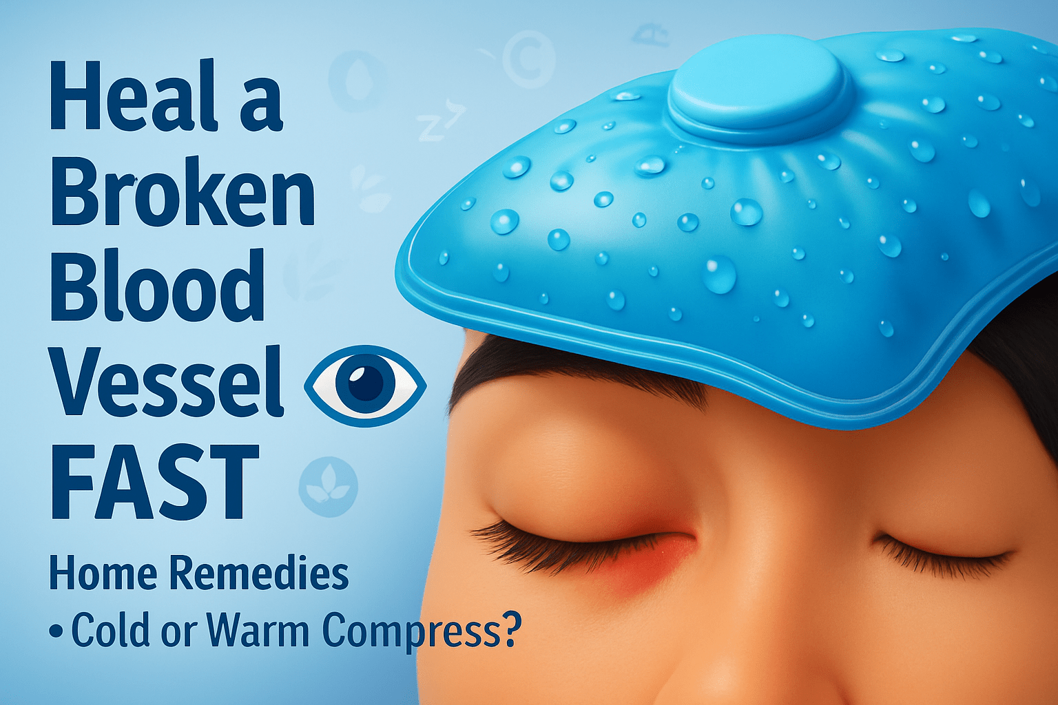 How to Heal Broken Blood Vessel In Eye Fast