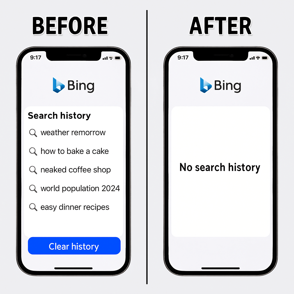 How to Clear Bing Search History on iPhone (2025 Guide)