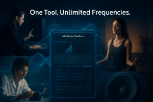 🎛 Medihertz Studio – Free Online Frequency Generator (1 Hz – 20,000 Hz)