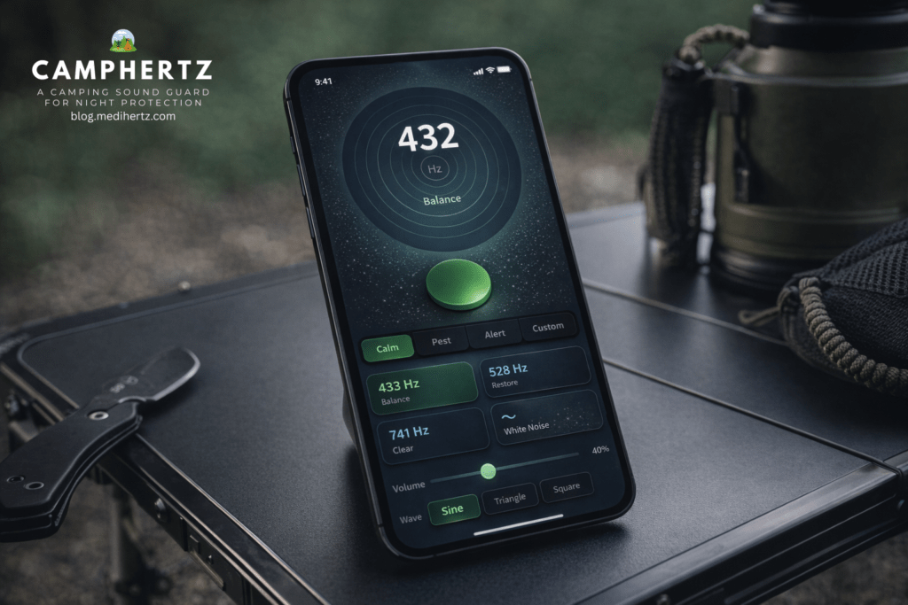 CampHertz: A Camping Sound Guard for Night Protection