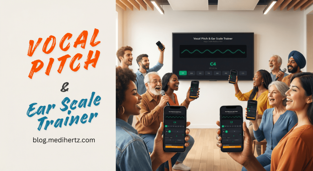 Vocal Pitch & Ear Scale Trainer : Train Your Ear. Master Your Pitch.