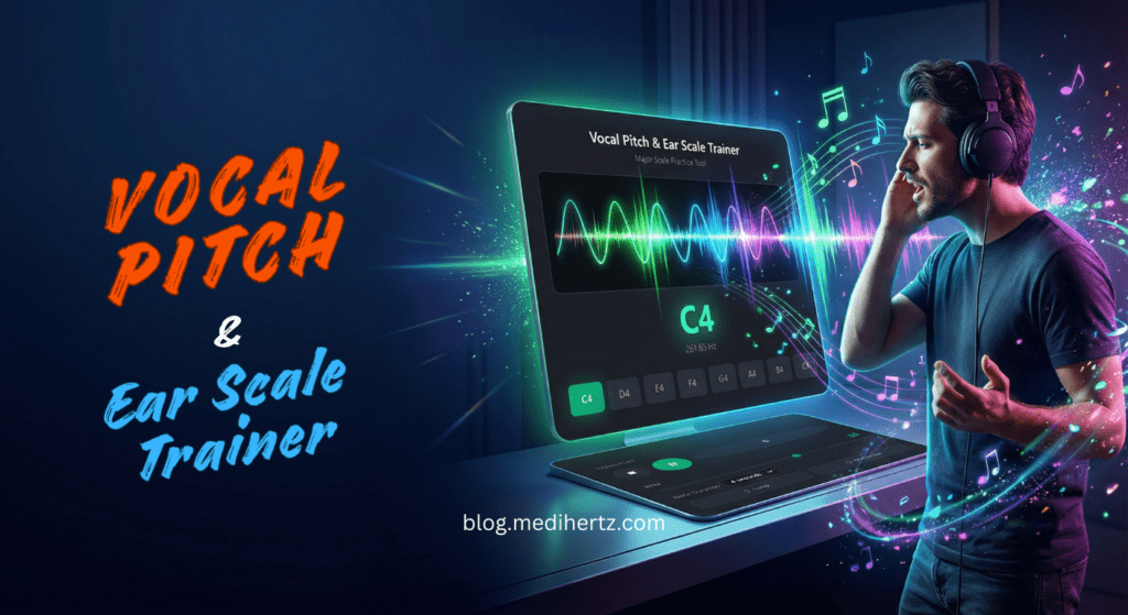 Vocal Pitch & Ear Scale Trainer : Train Your Ear. Master Your Pitch.