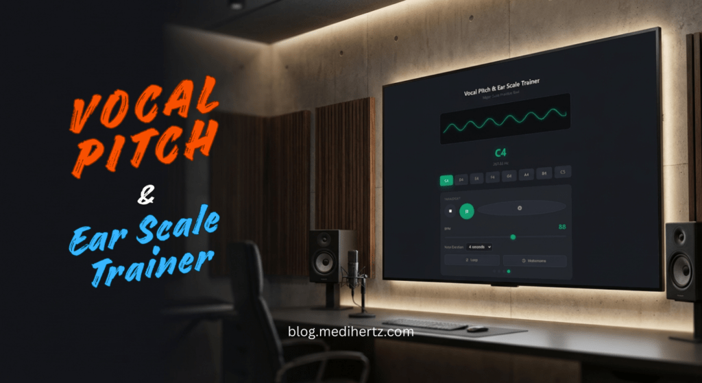 Vocal Pitch & Ear Scale Trainer : Train Your Ear. Master Your Pitch.