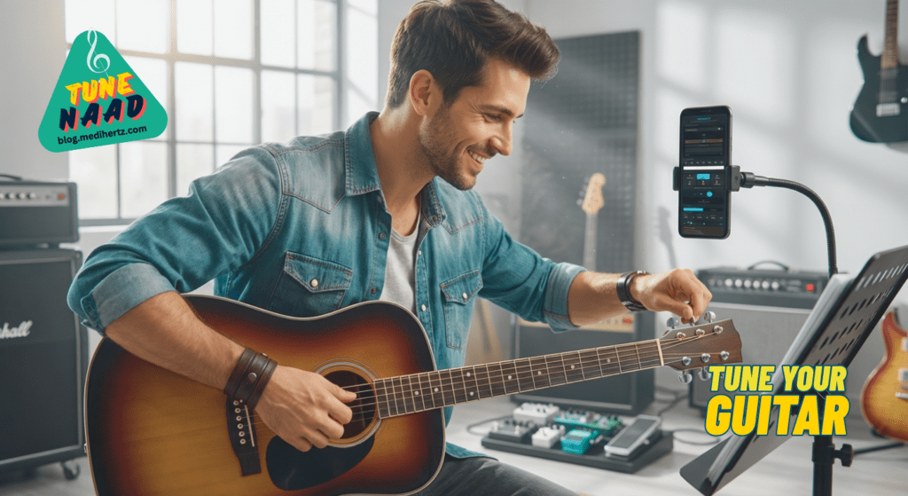 TuneNaad 🎸 Guitar, Tabla, Vocal Tuner with Pure Tone & Tanpura Support