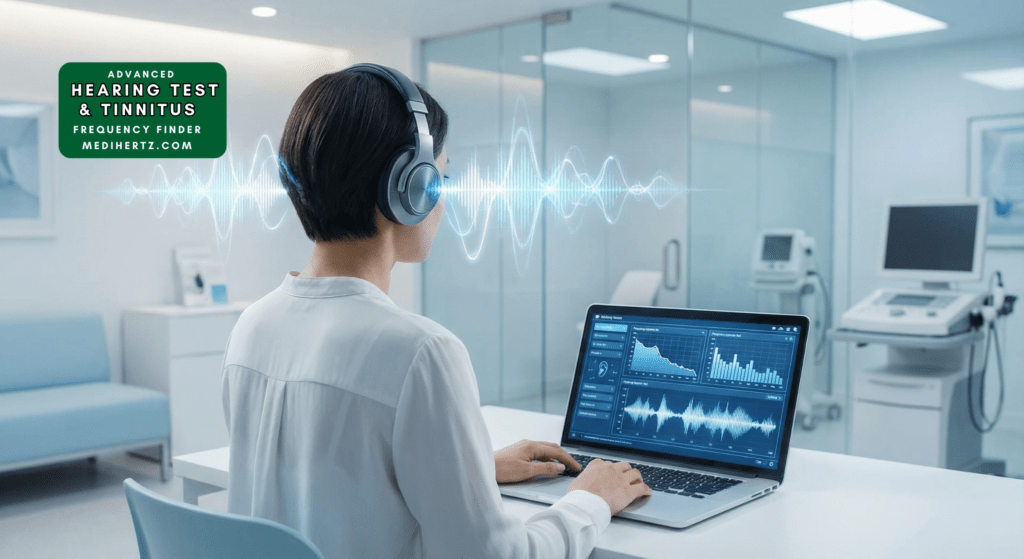 Advanced Hearing Test & Tinnitus Frequency Finder MEDIHERTZ.COM