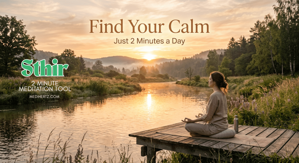 Sthir – 2 Minute Meditation Tool 🧘‍♂️ 2 Minute Meditation for Stress, Anxiety & Work Pressure (Instant Calm Tool)