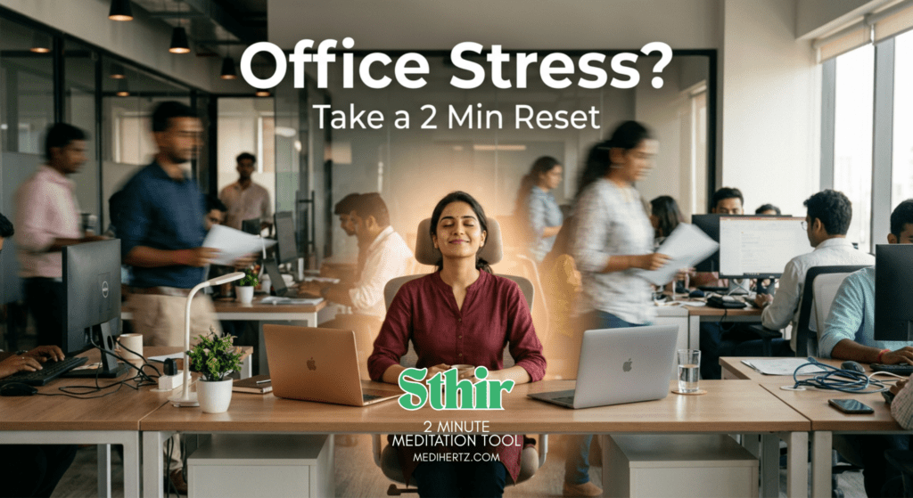Sthir – 2 Minute Meditation Tool 🧘‍♂️ 2 Minute Meditation for Stress, Anxiety & Work Pressure (Instant Calm Tool)